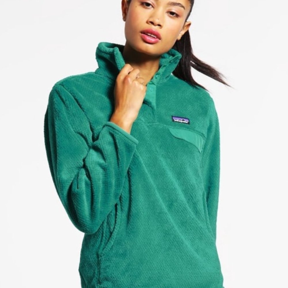 Patagonia Women's Impact Green Fleece Pullover - Picture 2 of 2